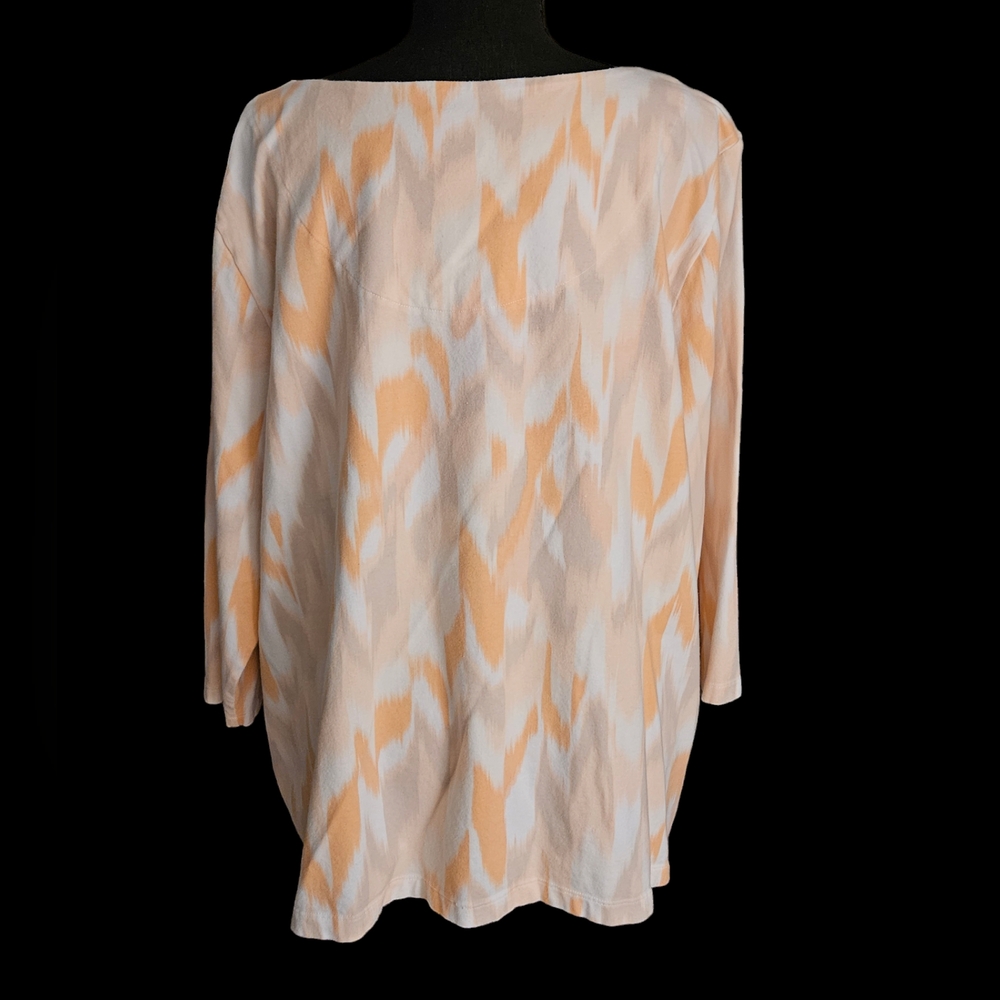 Ruby Rd. Woman Abstract Design Tunic, Size 3X - Picture 2 of 4